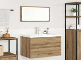 Bathroom Furniture Set 3 pcs Artisan Oak Engineered Wood 3393506