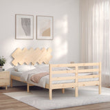 Bed Frame without Mattress 120x200 cm Solid Wood 3195281