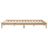 820536 Bed Frame without Mattress 120x200 cm Solid Wood