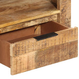 TV Cabinet 110x30x40 cm Rough Mango Wood 338026