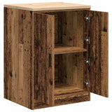 Garage Storage Cabinet Old Wood 60x51x85 cm Solid Wood Pine 860578