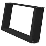 Coffee Table Legs U-Shaped 2 pcs Black 70x cm Steel 4012752