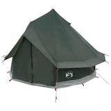 Tipi Tent with Roof Army Green 250 x 250 cm Polyester and Steel 42028722