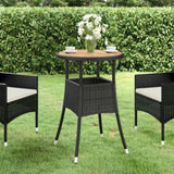 Garden Table Black 310602