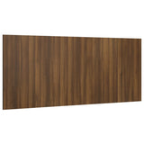 Bed Headboard Brown Oak 200x1.5x80 cm Engineered Wood 816978