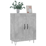 Sideboard Concrete Grey 69.5x34x90 cm Engineered Wood 830192