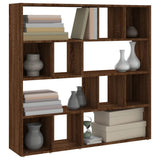 Book Cabinet/Room Divider Brown Oak 105x24x102 cm 823252