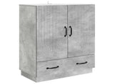 Sideboard Concrete Grey 66 x 34.5 x 92 cm Engineered Wood 895358