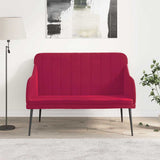 Bench Wine Red 110x76x80 cm Velvet 351468