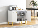 2-Door Sideboard Storage Cabinet - White T3398P343443