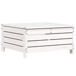 7 Piece Garden Sofa Set White Solid Wood Pine 3250909