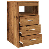 Drawer Cabinet Old Wood 40x50x76 cm Engineered Wood 856004