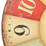 Vintage Wall Clock Colourful 60 cm 325181