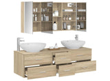 Bathroom Furniture Set 4 pcs Sonoma Oak 3406985