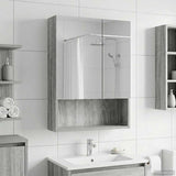 Bathroom Mirror Cabinet with Door Grey Sonoma 50 x 14.5 x 70 cm 889204