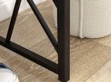 Console Table, Industrial Sofa Table with Metal Frame for Living Room, Hallway, 120 cm, Grey T3398P329966