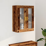 Hanging Wall Cabinet Old Wood 69.5x34x90 cm 857043