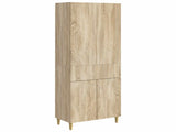 Cabinet Set 2 pcs 66 x 34.5 x 90 cm Engineered Wood 3416585