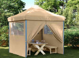 Party Tent Folding Beige 200 x 200 x 306 cm Oxford Fabric 42023533