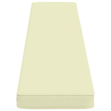 2-Piece Bench Cushions VUGHT 2 pcs 100% Polyester Cream 950913