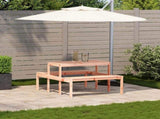 Picnic Table 110x134x75 cm Solid Wood Douglas 832560