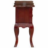 Side Table Brown 60.5 x 30 x 61 cm Solid Mahogany Wood 42009942