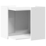 Cat Litter Box Enclosure White 53x53x51 cm Engineered Wood 857751