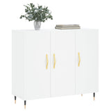 Sideboard White 90x34x80 cm Engineered Wood 828084
