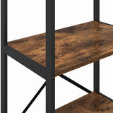 Bookshelf Smoked Oak 56 x 34 x 96 cm Engineered Wood 883876