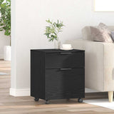 File Cabinet Black Oak 45 x 38 x 54 cm Engineered Wood 862771