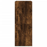Shoe Cabinet with 2 Flip-Drawers Smoked Oak 80x42x108 cm 3214403