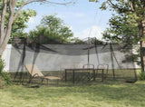 Garden Mosquito Net 220 mesh Black 3 x 4.5 x 2.5 m Polyester 42033536