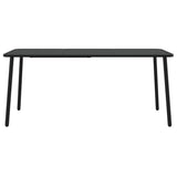 Garden Dining Set Anthracite Steel Medium Stackable 3187994