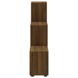 Staircase Bookcase Brown Oak 107 cm Engineered Wood 342608