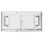 Kitchen Work Table with Overshelf 120x60x145 cm Stainless Steel 3155992