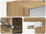 Bathroom Mirror Cabinet Artisian Oak 60 x 14.5 x 50 cm 889086