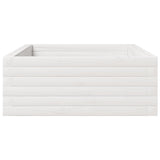 Garden Planter White 110x60x23 cm Solid Wood Pine 847239