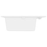 Kitchen Sink White 79 x 50 x 31 cm Quartz and Resin 147056