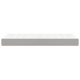 Pocket Spring Bed Mattress Medium Light Grey 100x190x20 cm Twin 347854