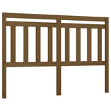Bed Headboard Honey Brown 166x4x100 cm Solid Wood Pine 814107