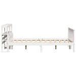 Bed Frame without Mattress White 160x200 cm Solid Wood Pine 3305909