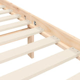Bed Frame without Mattress 120x200 cm Solid Wood Pine 3193526