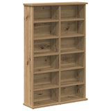 CD Cabinet 2 pcs Artisan Oak 60 x 17 x 92 cm Engineered Wood 8012745