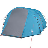 Camping Tent Tunnel 4-Person Blue Waterproof 94398