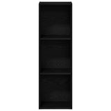 Bookcase Black Oak 36x30x114 cm Engineered Wood 862395