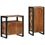 Bathroom Furniture Set 2 pcs Multicolour Solid Reclaimed Wood 3305609