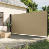 Retractable Side Awning Beige 200x500 cm 4004465