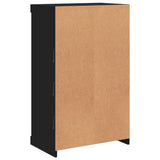 Sideboard with LED Lights Black 60.5x37x100 cm 836708