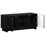 TV Stand 90 x 34.5 x 40 cm Black Engineered Wood 8011478