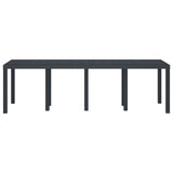 Weather-Resistant Garden Table Anthracite 250 x 100 x 73 cm 871692